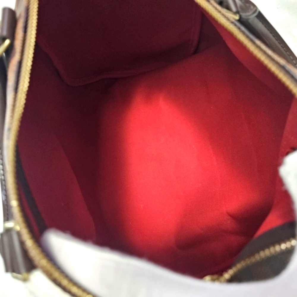 Louis Vuitton Damier Ebene Canvas Brown Black Shoulder Bag - Picture 10 of 13